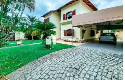 Casa em condomínio à venda no anil, jacarepaguá - cond. bosque dos esquilos com 2 apartamentos, 6 suítes, 2 áreas de serviço, piscina, churrasqueira,