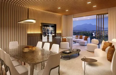 Lançamento na barra da tijuca - cobertura linear, 3 quartos (suítes), lavabo, suíte de empregada, 3 varandas, 1 sacada, terraço com piscna - flex on.