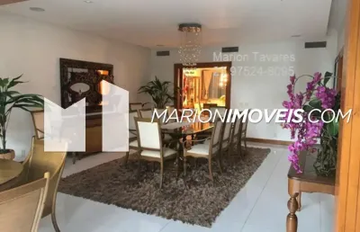 Apartamento à venda no flamengo, rio de janeiro, 7 quartos (4 suítes), 4 salas (2 de jantar, 1 de estar e 1 de tv), 6 banheiros; 3 vagas; mobiliado