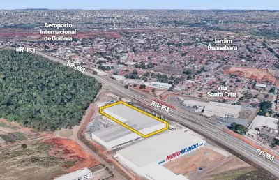 Imóvel  galpão completo com docas para aluguel possui 6000 m², no jardim guanabara em frente br-153, goiânia go.