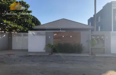 Casa linear com 3 quartos a venda na enseada das gaivotas, rio das ostras, rj