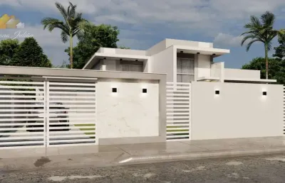 Casa linear em alto padrão com 4 quartos sendo 1 suíte no jardim mariléa rio das ostras rj