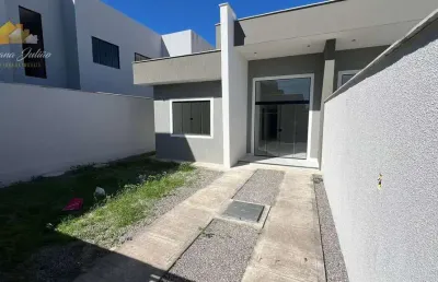 Casa linear, à venda, com 3 quartos, na extensão do bosque, rio das ostras, rj