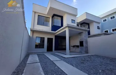 Casa duplex com 3 suítes a venda no bairro costazul em rio das ostras rj