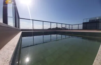 Cobertura com 3 quartos sendo 2 suítes em costazul, rio das ostras