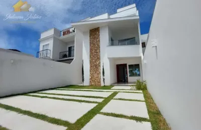 Casa triplex com 4 quartos sendo 3 suítes a venda no bairro colinas em rio das ostras rj