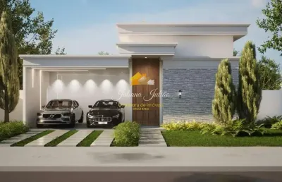 Casa linear em alto padrão com 3 suítes com closet a venda no condomínio alphaville 2 em rio das ostras rj