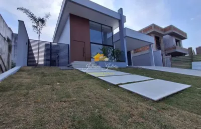 Casa linear em alto padrão com 3 suítes a venda no condomínio alphaville em rio das ostras rj