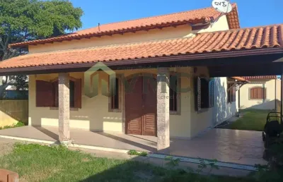 Casa para locação em araruama, praia seca, 3 dormitórios, 1 suíte, 3 banheiros, 2 vagas