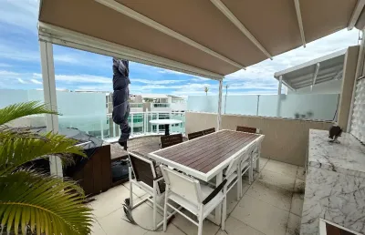 Cobertura duplex mobiliada - 2/4 - melhor posição - in mare