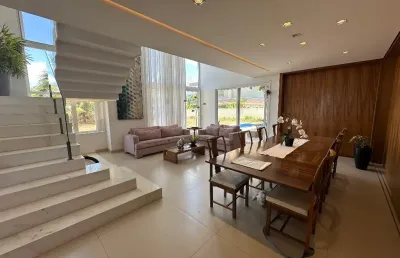 Maravilhoso casa duplex a venda alphaville - 4 suites mobiliada
