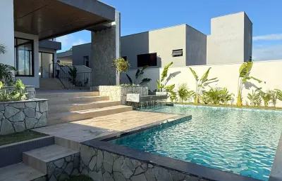 Maravilhosa casa duplex a venda no yby natureza - 4 suites e