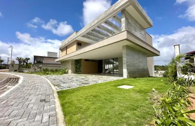 Nova! casa de alto padrão com piscina e gourmet – 4 suítes em condomínio buena vista