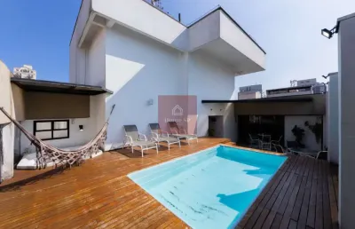 Cobertura para venda em campo belo com 5 quartos, sendo 3 suítes, 447m²