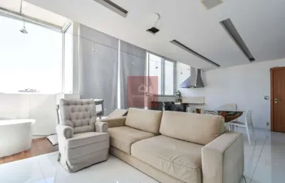 Cobertura com 1 quarto à venda na rua juquis, --, moema, são paulo, 73 m2 por r$ 860.000