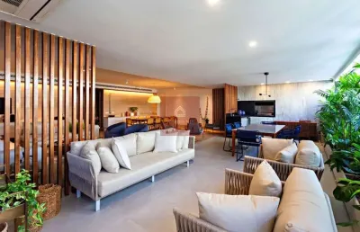 Apartamento garden para venda com 4 suítes, 4 vagas de garagem e porteira fechada