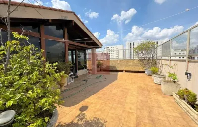 Excelente cobertura em moema indios 264 m² - 4 dorms. (1suíte) - 2 vagas paralelas.