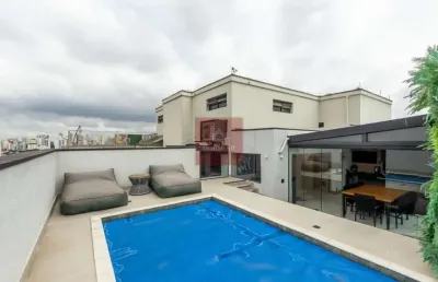 Cobertura para venda com 2 quartos, sendo 2 suítes, 195m²