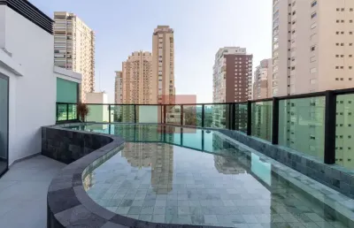 Magnífica cobertura duplex com projeto exclusivo e inovador em excelente localização no campo belo