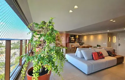 Campo belo ? apartamento mobiliado à venda 146 m² | 3 suítes + escritório | 2 vagas + depósito