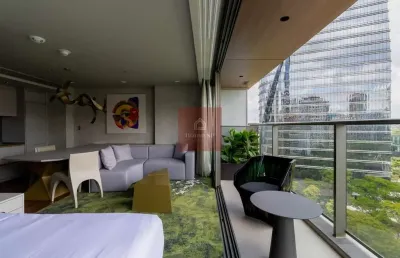 Mobiliado! 1 suíte, 1 vaga e com 53m² - vila olímpia