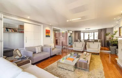 Apartamento com 4 dormitórios, sendo 3 suítes, 2 vagas e com 198m² - moema