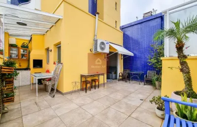 Cobertura penthouse em moema índios, 88,95m², fora de rota, 2 dormitórios, sendo 2 suítes.