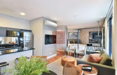 Apartamento para venda mobiliado em excelente localização na vila olimpia