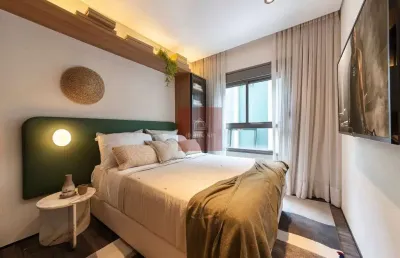 Bom para morar e ótimo para investir. 45 m2, 2 dorms., 1 vaga. próximo metro