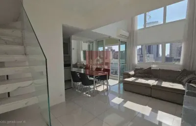 Apartamento duplex - 1 dormitório, 2 vagas e com 60m² - moema
