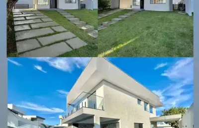 Casa em condomínio fechado com 4 quartos para alugar no Alphaville (Abrantes), Camaçari 