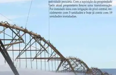 Lindíssima fazenda com 10,000 hectares em plena produção com agro indústria