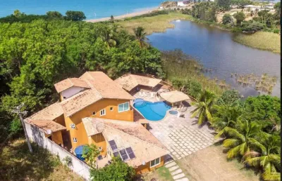 Casa com 6 quartos à venda em meaípe, guarapari  por r$ 2.800.000