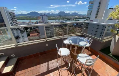 Linda cobertura duplex finamento decarado no centro de guarapari