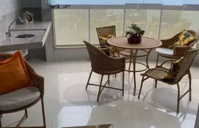 Apartamento com 4 quartos à venda na praia do morro, guarapari , 162 m2 por r$ 1.950.000
