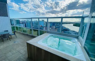 Apartamento com 4 quartos à venda no centro, guarapari , 283 m2 por r$ 2.800.000