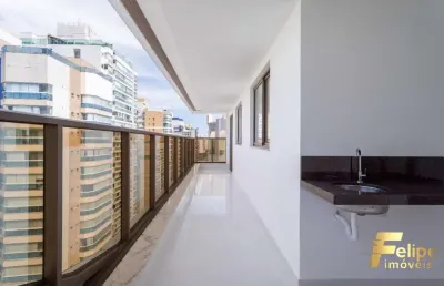 Apartamento novo para morar na praia da costa / vila velha