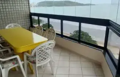 Apartamento frente mar na avenida beira mar / praia do morro - guarapari