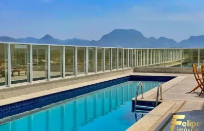 Perfeito apartamento novo com área lateral externa no centro de guarapari / es