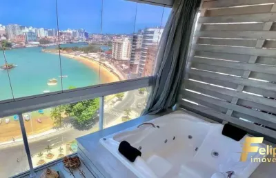 Apartamento com vista para duas lindas praias de guarapari.