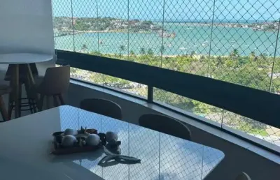 Oportunidade de apartamento de alto padrão de frente a guarderia / praia do canto - es