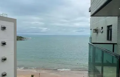 Cobertura de frente para o mar no centro de guarapari