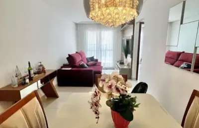 Apartamento com ampla área lateral na praia do morro - guarapari