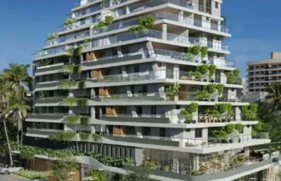 A sutileza no fluir do mar para a vida / apartamento alto padrão de 4 quartos em jardim camburi
