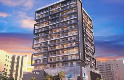 Apartamento de 2 quartos sendo 1 suíte na praia de itaparica / vila velha - es