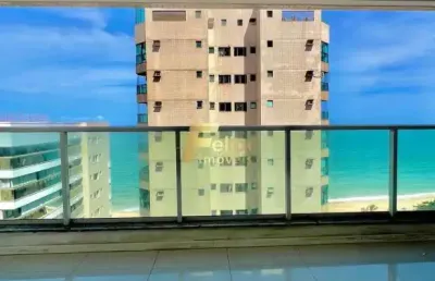 Apartamento frente mar da praia de itaparica com 3 quartos!!!