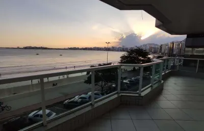 Apartamento com 4 quartos para alugar na praia do morro, guarapari , 220 m2 por r$ 7.500