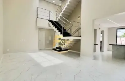 Apresentamos uma belíssima casa duplex de luxo, alto padrão, moderna.