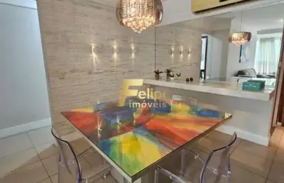 Excelente apto em jardim da penha de 110m²,frente, divisa com a mata da praia, 03 quadras do mar.