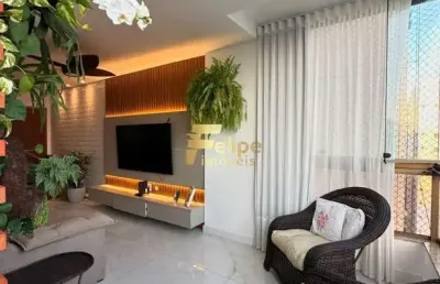 Lindo apartamento à venda de 03 quartos na praia da costa.